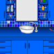 Blue bathroom escape 2