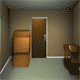 Posttraumatism escape from the room