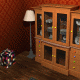 Red living room escape